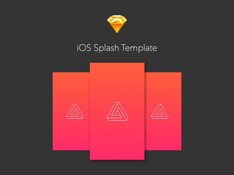 Ios Splash Launcher Image Templates Sketch Freebie Download Free Resource For Sketch Sketch App Sources