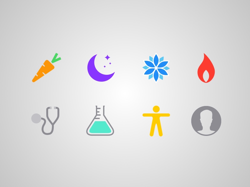 8 Apple Health Icons