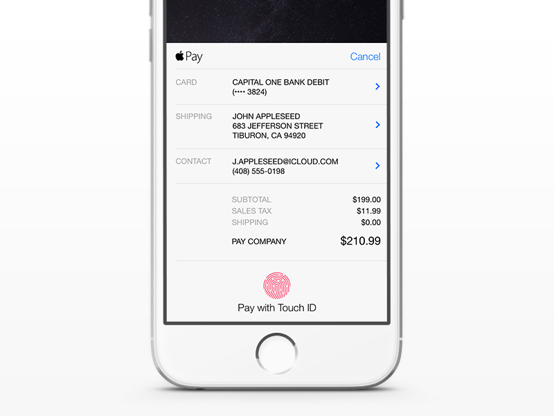 Apple Pay Template