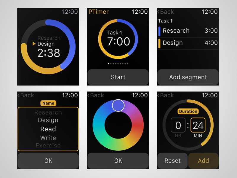 Productivity Watch App