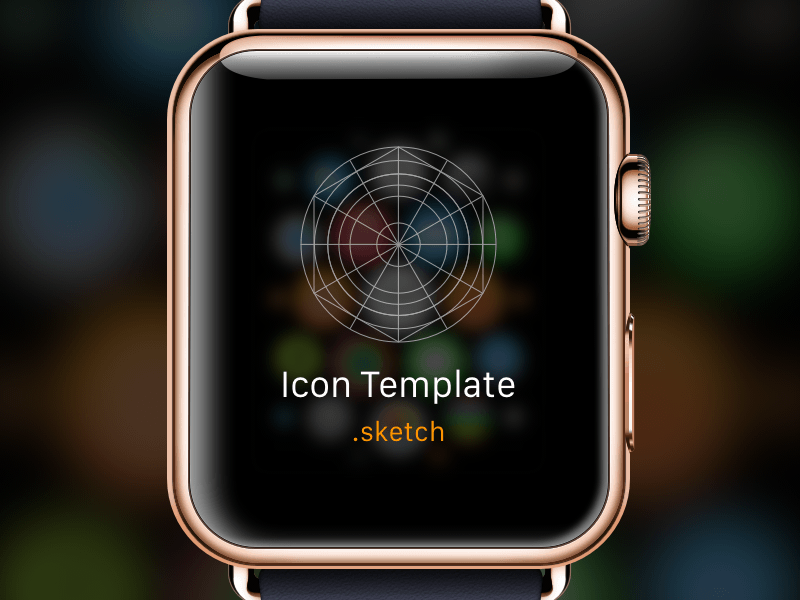 Apple Watch Icon Template Sketch freebie Download free resource for