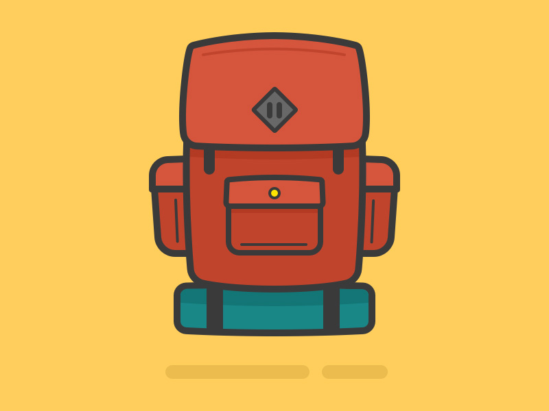Hiking Backpack Icon