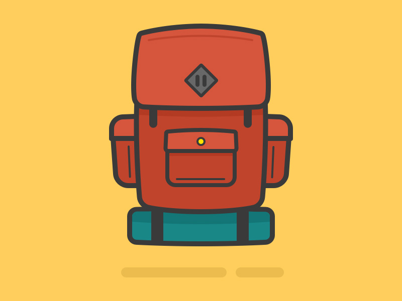 Hiking Backpack Icon