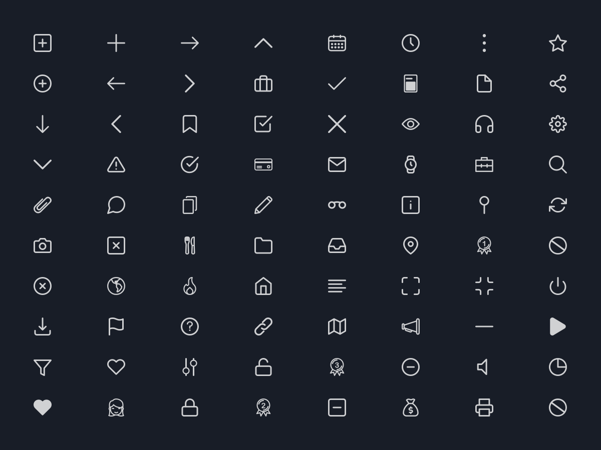 140 Basic Icons