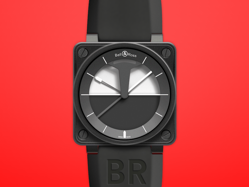 Bell and Ross Watch Mockup