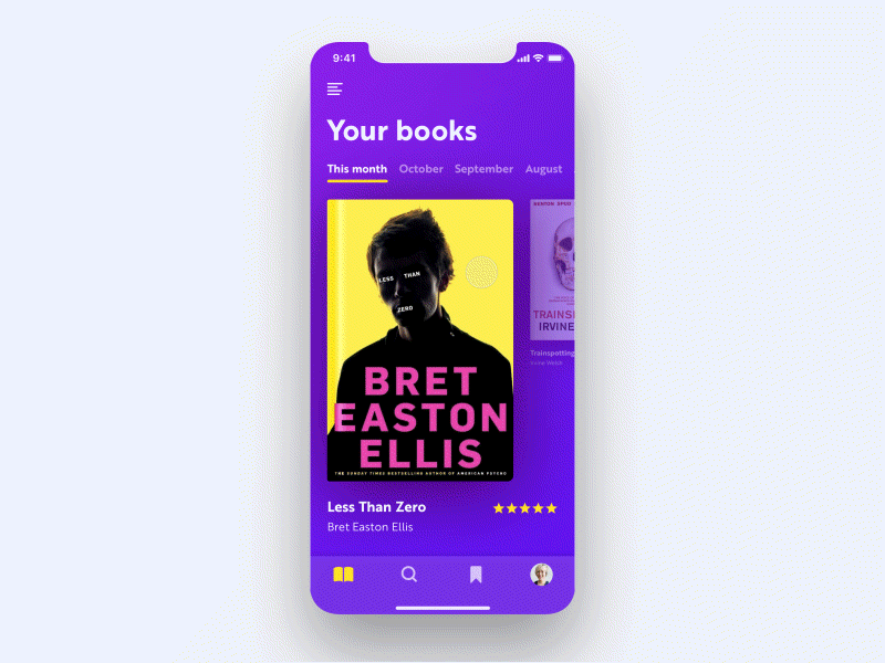 Simple Book App Concept