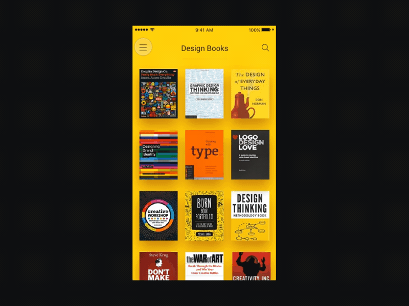 Book App Design