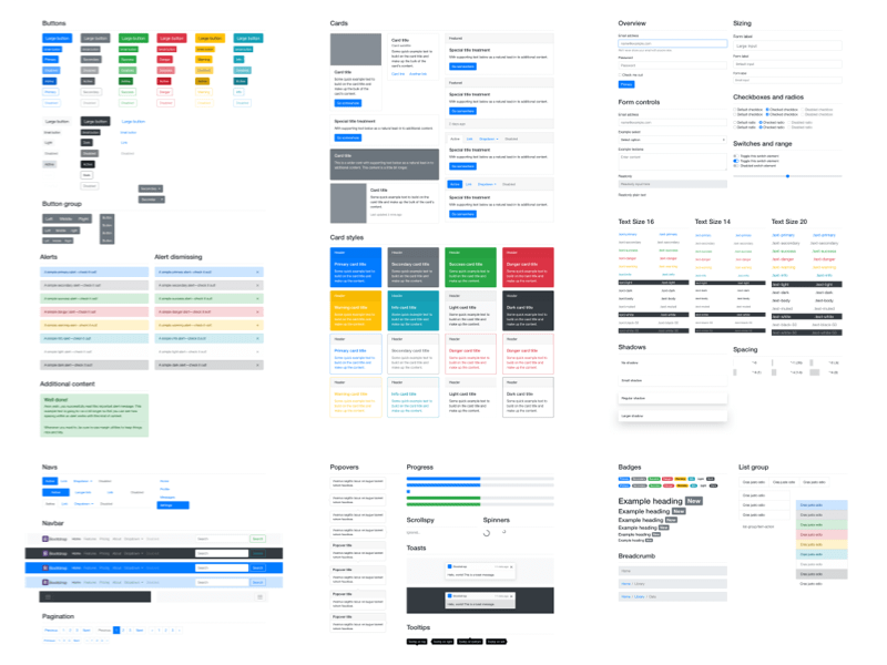 Bootstrap 4 UI Kit