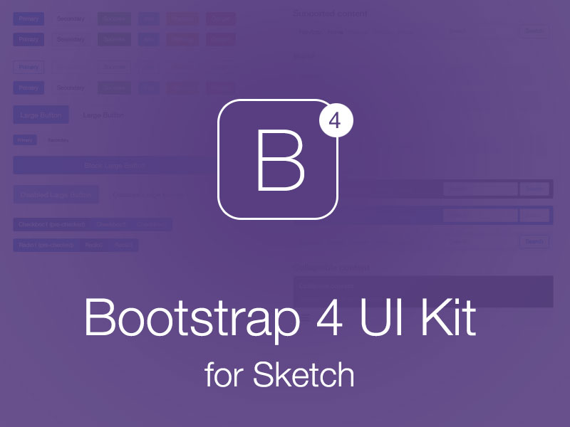 Download Bootstrap 4 Ui Kit For Sketch Sketch Freebie Download Free Resource For Sketch Sketch App Sources