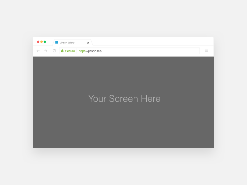 Google Chrome Mockup