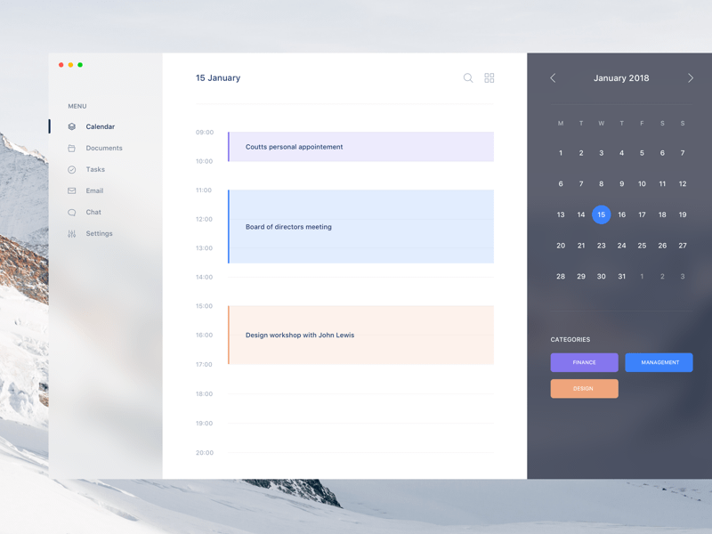 Calendar UI