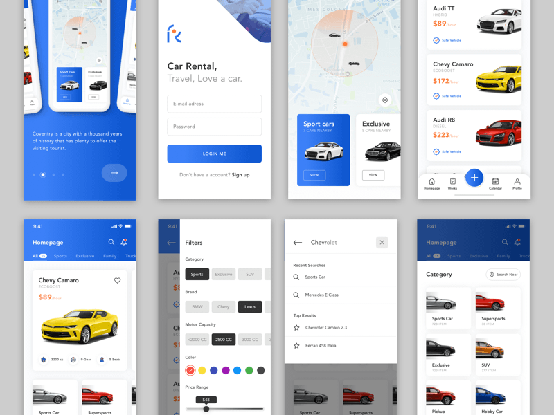 Car Rental Service App