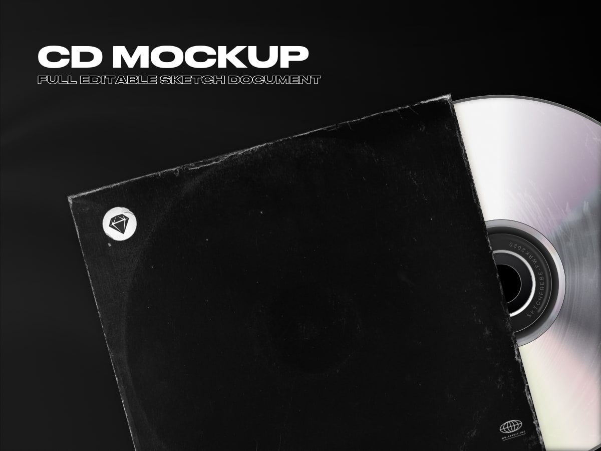 CD and Case Mockup