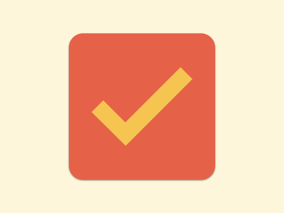 Flat Checkmark Icon