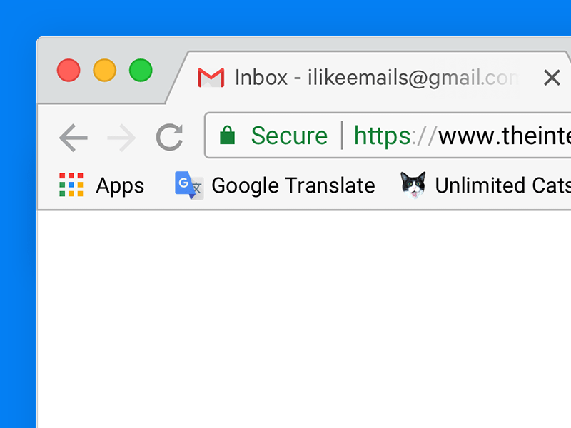 Chrome Mockup on MacOS