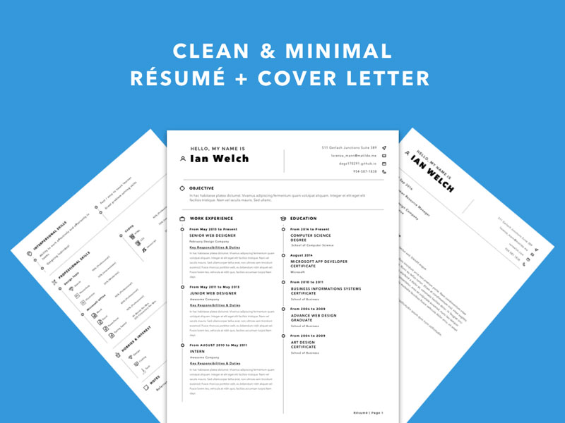 Clean Resume Template