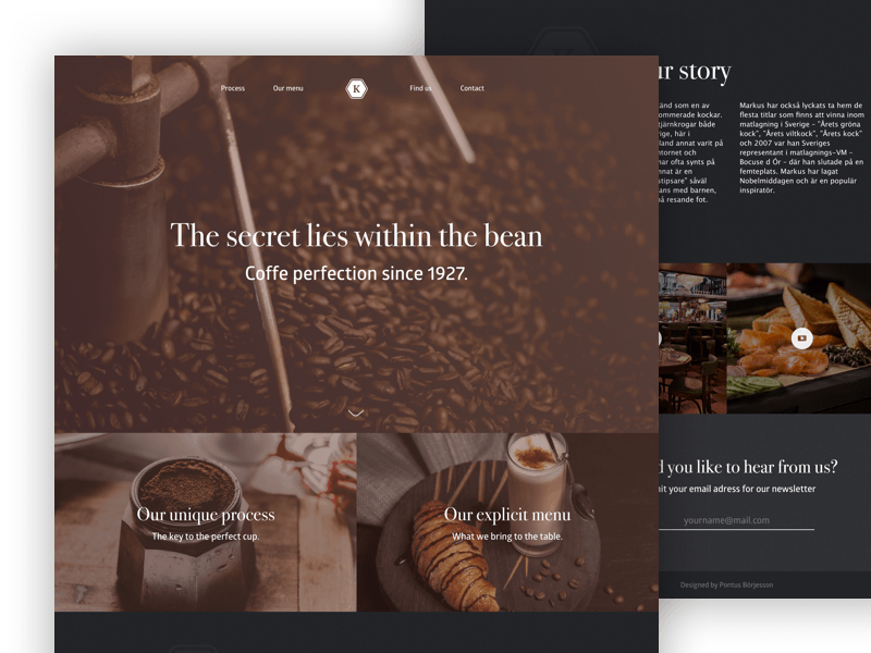 Coffeeplace Landing Page