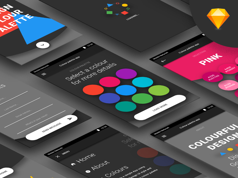 Android Color Palette App