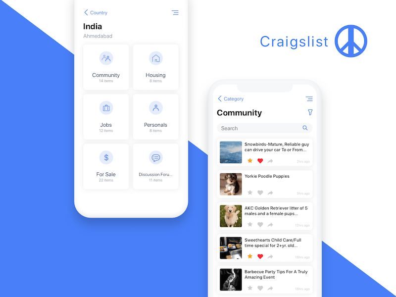 Craigslist App Concept