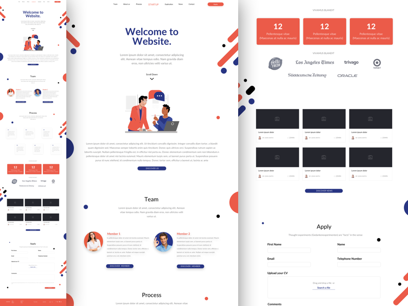 Creative Startup Landing Page