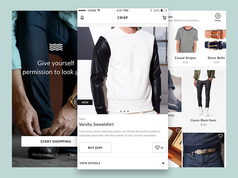 Sample Ecommerce UI Kit