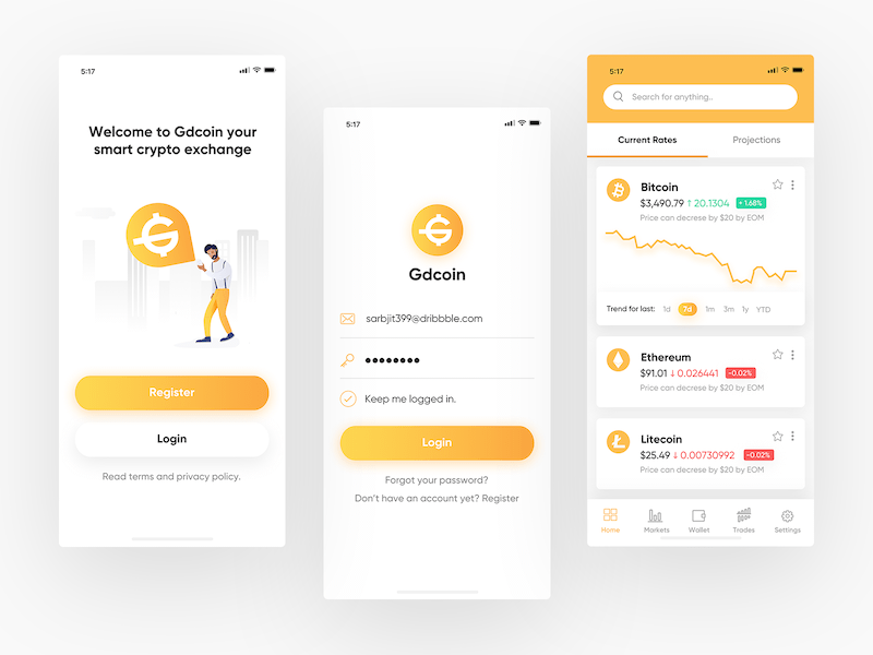 free crypto exchange app