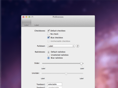 OS X Preferences