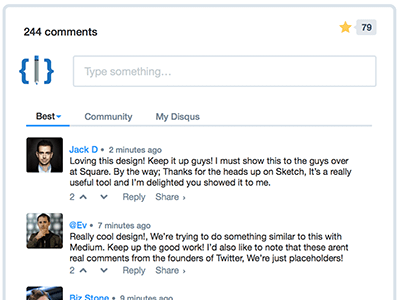 Disqus Comments System