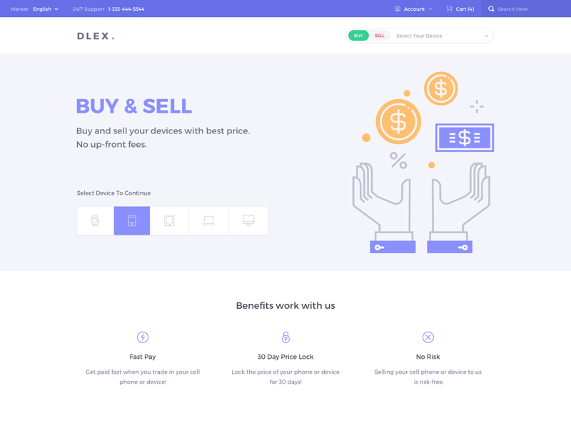 Dlex E-Commerce UI
