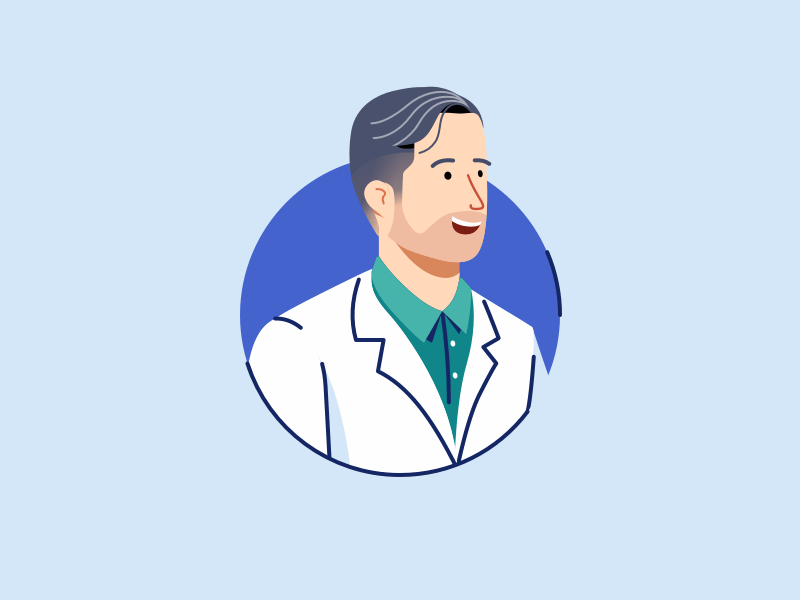 Doctor Profile Illustration