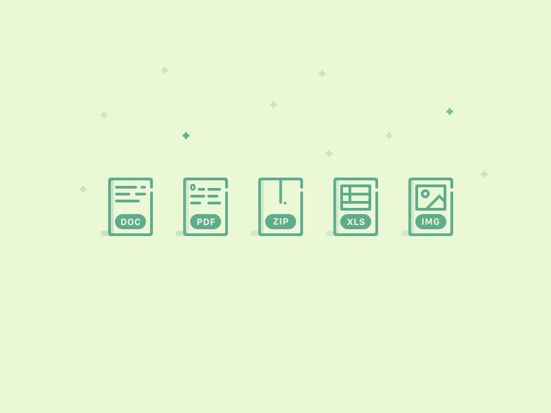 5 Document Icons