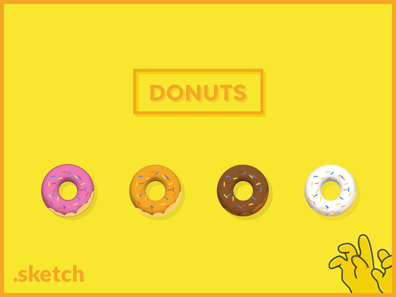 Yummy Sketch Donuts