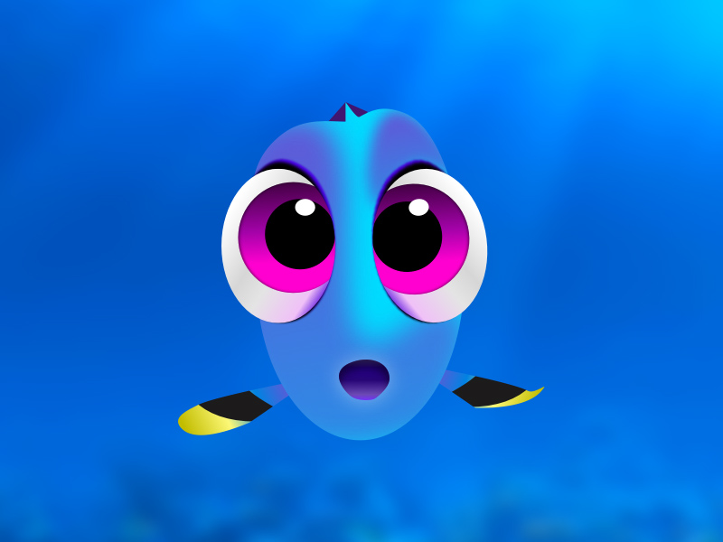 Finding Dory Illustration