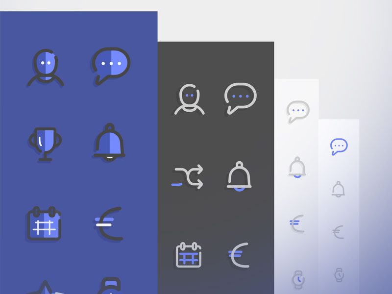 Four Icon Sets