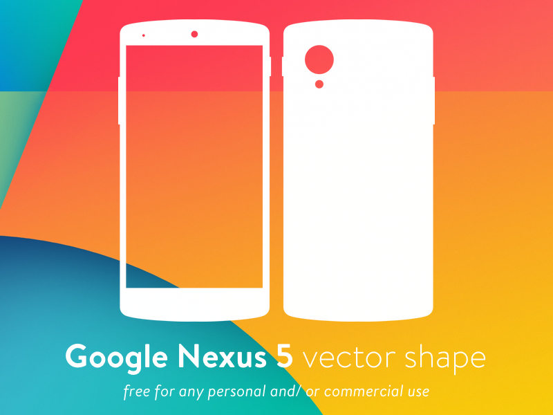 Nexus 5 Vector Shape