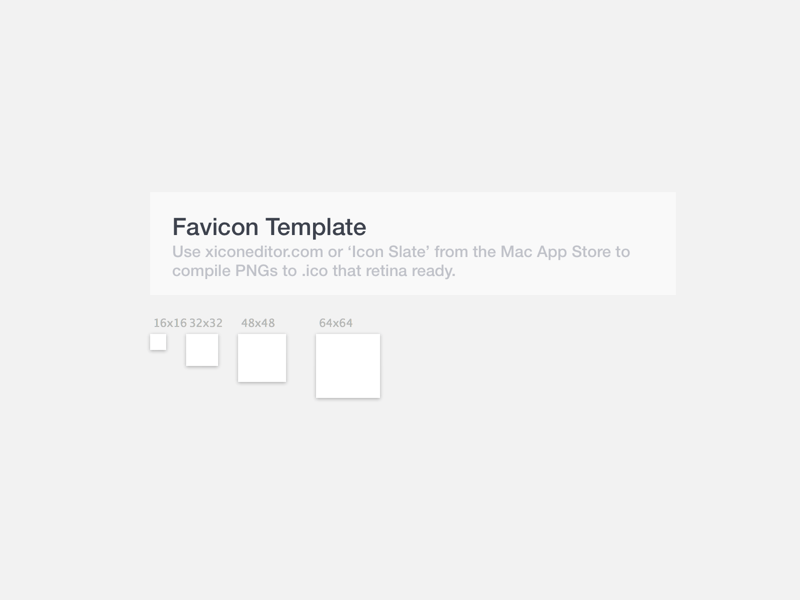 Favicon Template