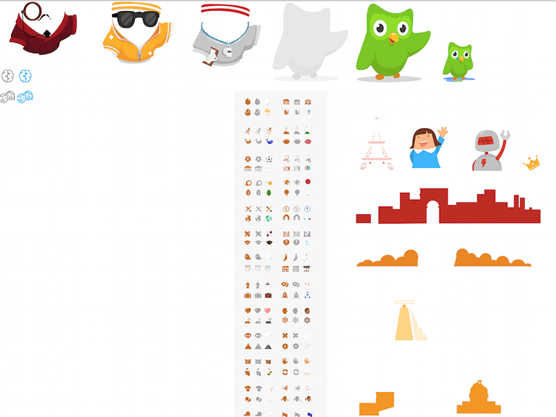 Duolingo vector design