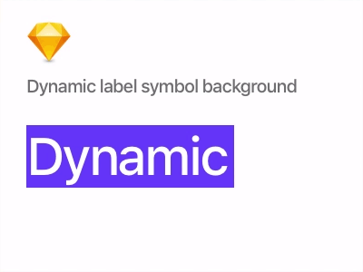 Label Symbol with Dynamic Background