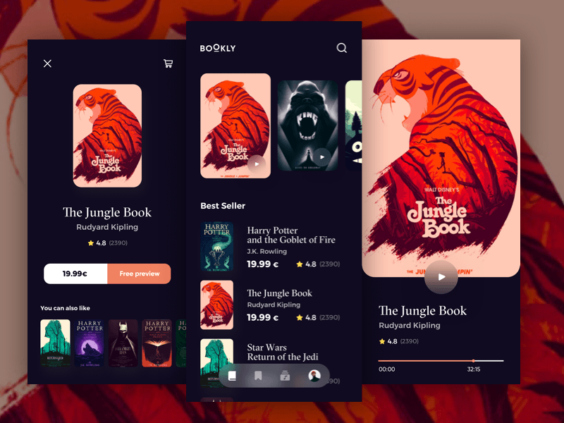 eBook App Concept