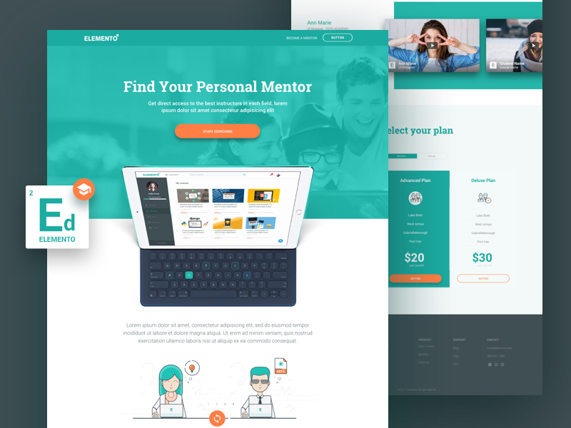 Elemento Web Template