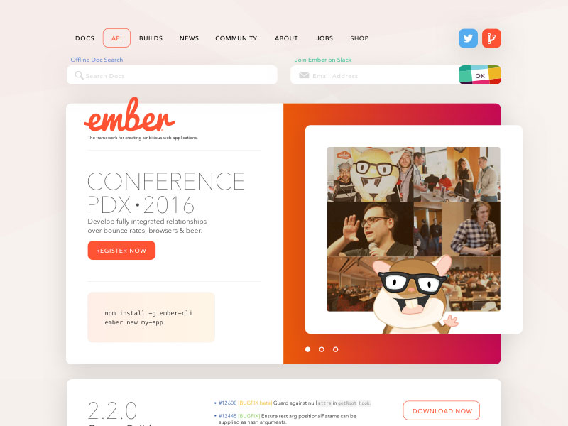 Ember Web Concept