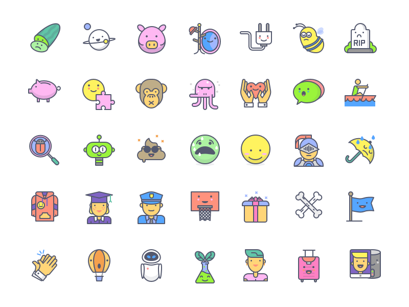 Emojious Free Icon Set