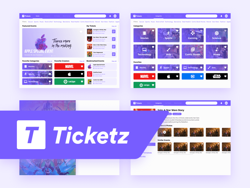 Event Booking UI Kit