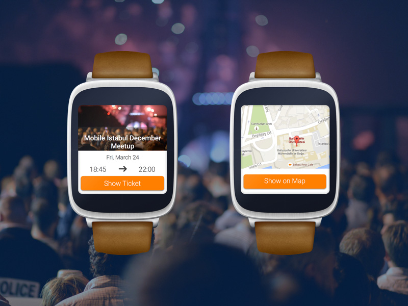 Eventbrite Android Wear App Concept