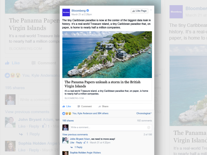 Facebook News Item Template Sketch Freebie Download Free Resource For Sketch Sketch App Sources