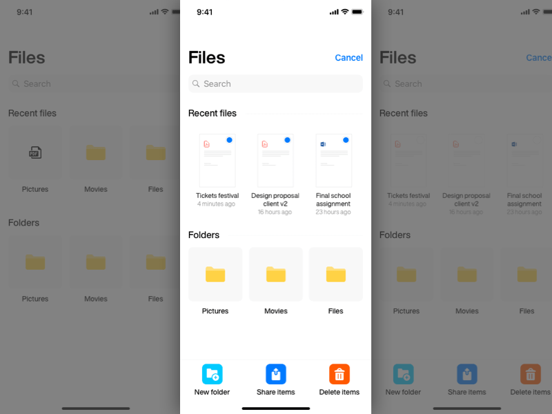 File Browser App Concept