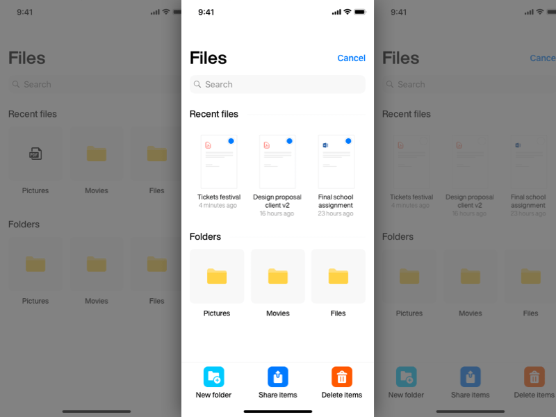 File Browser App Concept Sketch Freebie Download Free Resource For Sketch Sketch App Sources