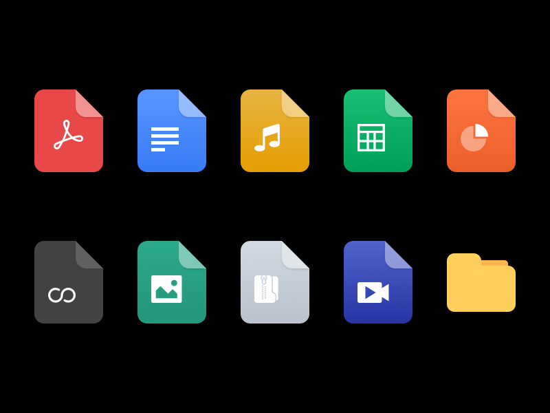 10 File Icons Sketch freebie - Download free resource for Sketch
