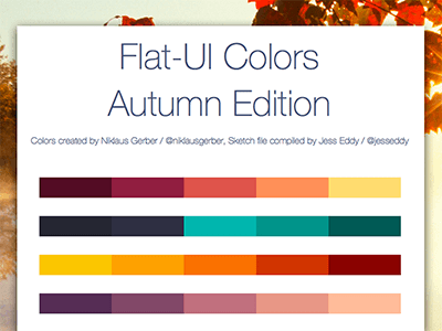 Flat UI Colors Autumn Edition