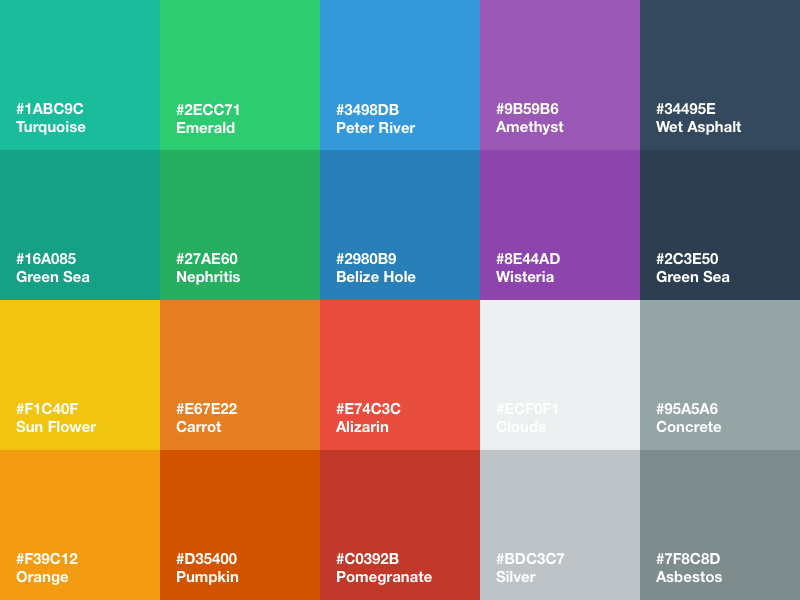 Flat on sale ui colours